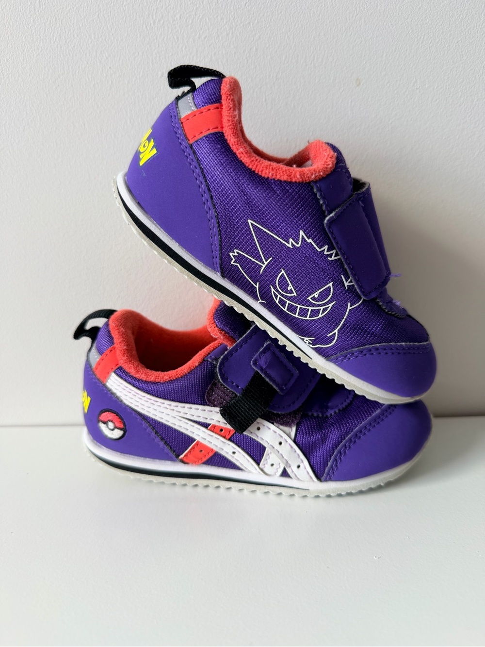 Asics x Pokemon Gengar Idaho Mini PM 2  With Velcro Size 7.5C